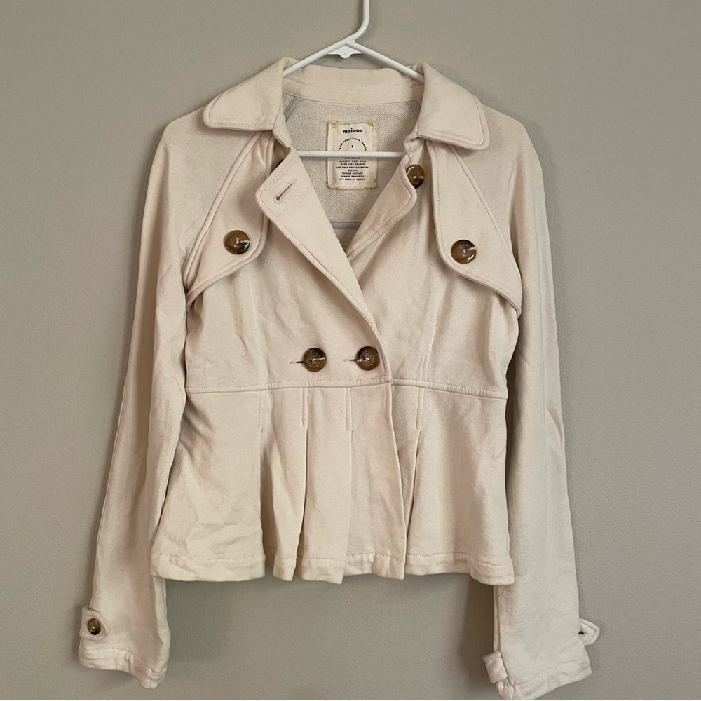 Anthropologie Allihop Cream cardigan, NWT, small